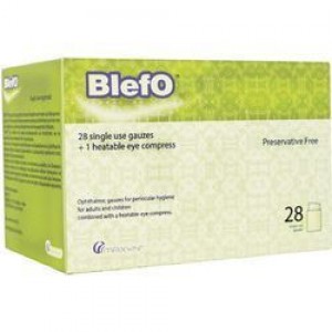 BlefO 28 Γάζες μίας χρήσης + 1 Θερμαινόμενο Επίθεμα