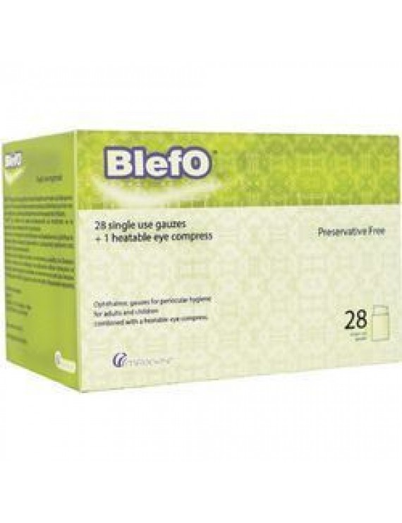 BlefO 28 Γάζες μίας χρήσης + 1 Θερμαινόμενο Επίθεμα