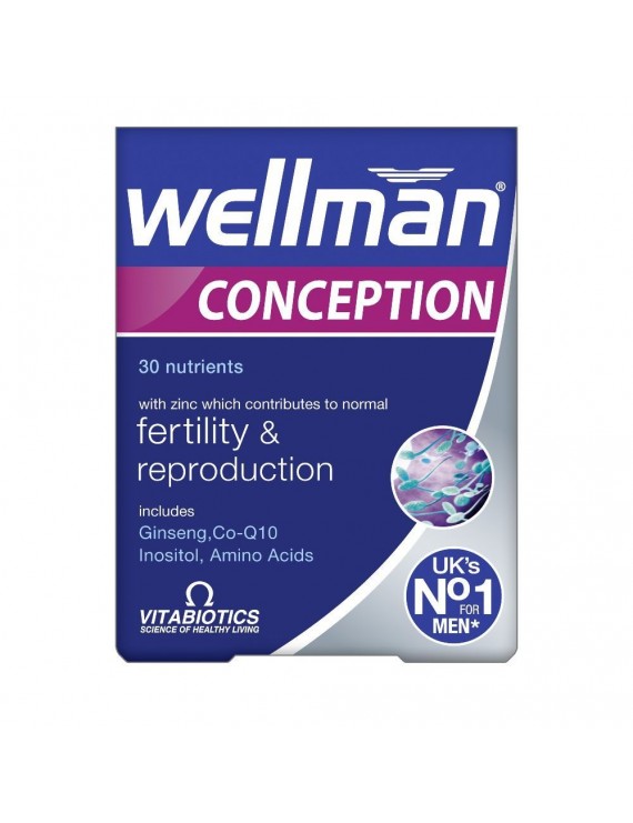 Vitabiotics Wellman Conception, 30tabs