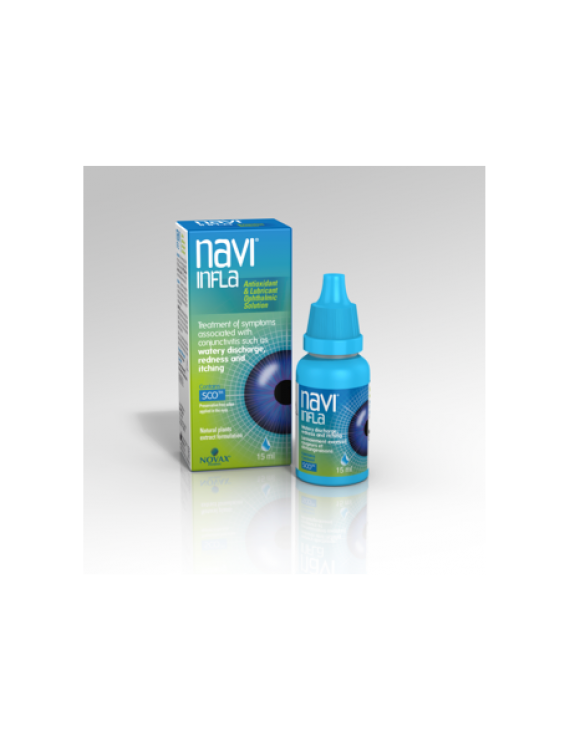 Novax Navi Infla Λιπαντικό Οφθαλμικό Διάλυμα, 15ml