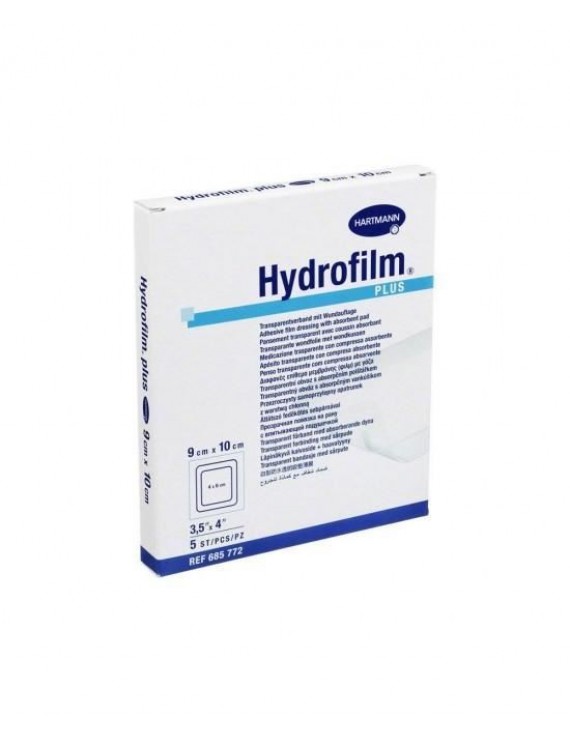 Hartmann Hydrofilm Plus Αυτοκόλλητο Επίθεμα 9X10Cm 5Τεμ.