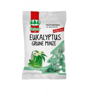 Kaiser Grune Minze Eukalyptus Citrus Καραμέλες για το Βήχα με Δυόσμο, Ευκάλυπτο & Lime 60g