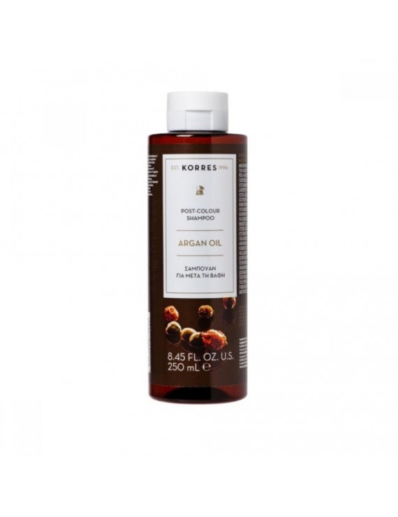Korres Argan Oil Post Colour Shampoo 250ml (Σαμπουάν Για Μετά Τη Βαφή)