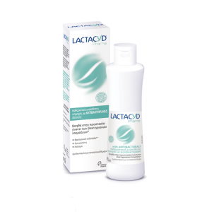Lactacyd Pharma Antibacterial Καθαριστικό Ευαίσθητης Περιοχής με Αντιβακτηριακές Ιδιότητες, 250ml