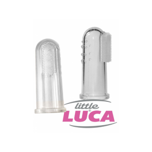 Little Luca Baby Touch Brush, Οδοντόβουρτσα Δακτύλου Σιλικόνης, 1 τμχ.