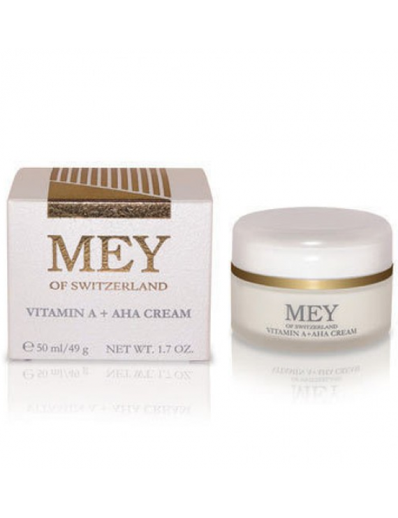 Mey Vitamin A + AHA Cream Κρέμα Αντιγήρανσης 24 ωρης δράσης, 50 ml