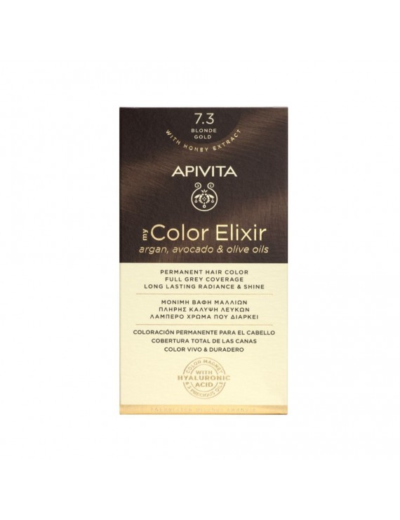 Apivita My Color Elixir N 7.3 (Βαφή Μαλλιών - Ξανθό Μελί Χρώμα)