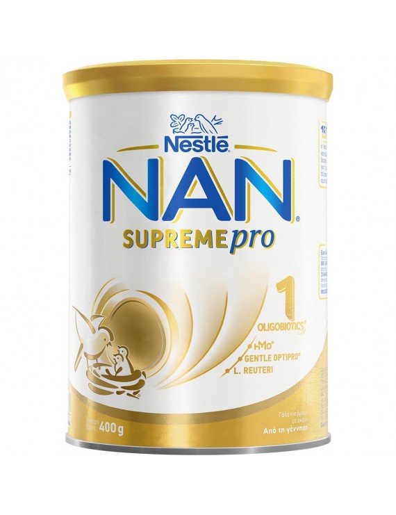Nestle Nan Supreme Pro 1 Γάλα σε Μορφή Σκόνης για Βρέφη Από τη Γέννηση, 400gr
