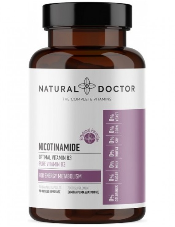 Natural Doctor Nicotinamide 500mg 90 Veg.Caps