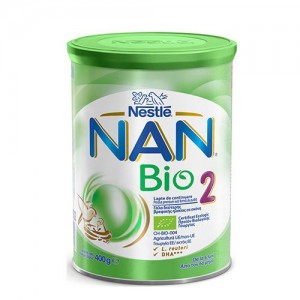 NESTLE  NAN Bio Νο2 Γάλα Δεύτερης Βρεφικής Ηλικίας σε Σκόνη από τον 6ο μήνα - 400gr
