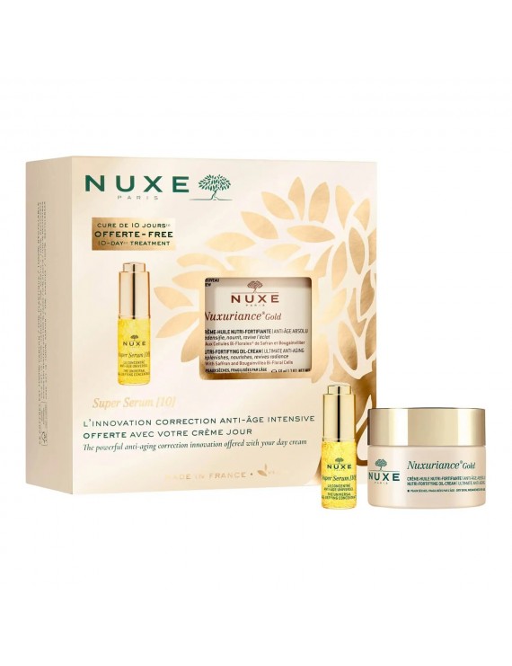 NUXE Promo Nuxuriance Gold Oil Cream - Κρέμα Ημέρας για Ώριμη, Ξηρή Επιδερμίδα 50ml & Δώρο Super Serum - Ισχυρός Αντιγηραντικός Ορός 5ml