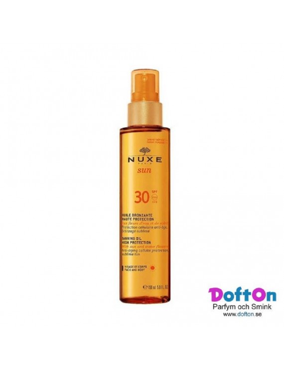 NUXE Sun Tanning Oil High Protection SPF30 - Αντηλιακό Λάδι για Πρόσωπο & Σώμα (150ml)