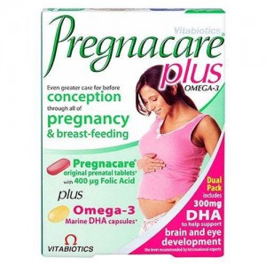 Vitabiotics Pregnacare Plus Omega-3 για τη διάρκεια της εκυμοσύνης και του θηλασμού28ταμπλέτες/ 28 κάψουλες 