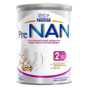 Nestle Pre Nan Discharge Γάλα για Λιποβαρή & Πρόωρα Βρέφη, 400 gr