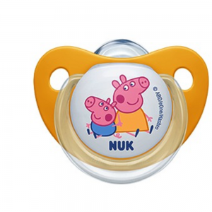 Nuk Peppa Pig Trendline Ορθοδοντική Πιπίλα Σιλικόνης  6-18 μηνών, 1τμχ