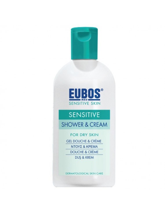 Eubos Eubos Sensitive Shower & Cream Απαλό Yγρό Kαθαρισμού, 200ml