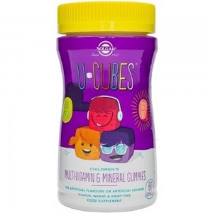 SOLGAR U-Cubes Children's Multi-Vitamin & Mineral Gummies 60 ζελεδάκια