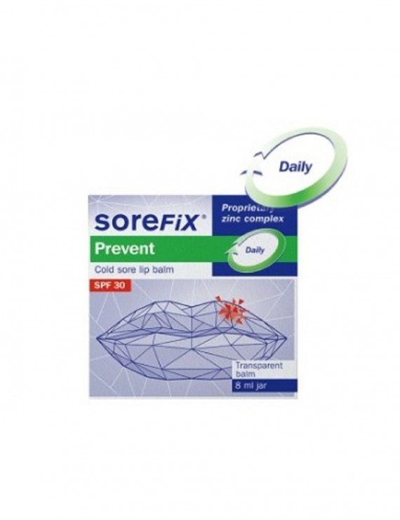 Sorefix Prevent Βάλσαμο Χειλιών για τον Επιχείλιο Έρπη, 8ml