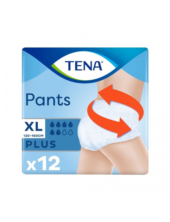 Tena Value Pack Pants Plus 12 Τεμάχια - Extra Large 120-160cm