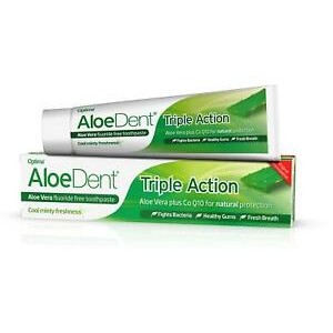 Optima Aloe Dent Triple Action Toothpaste Οδοντόκρεμα από Aλόη, 100ml