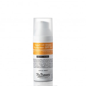 The Pionears Yoghurt UV Shield Sunscreen 50ml SPF50+ Αντιηλιακή Κρέμα Προσώπου για Πρόληψη Πανάδων με Χιώτικη Μαστίχα & Πεπόνι