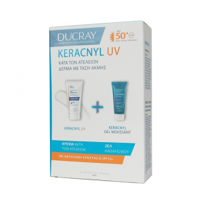 Ducray Keracnyl Πακέτο Προσφοράς Anti-Blemish Face Fluid Spf50+, 50ml & Δώρο Gel Moussant 40ml